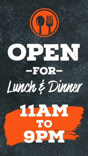 Lunch Instagram Story