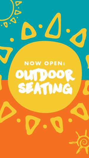 Outdoor Seats Instagram Story