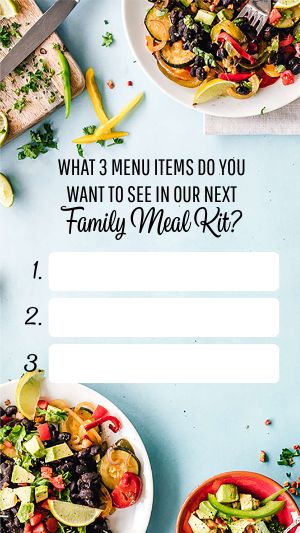 Menu Instagram Story