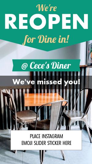Open Dine In Instagram Story